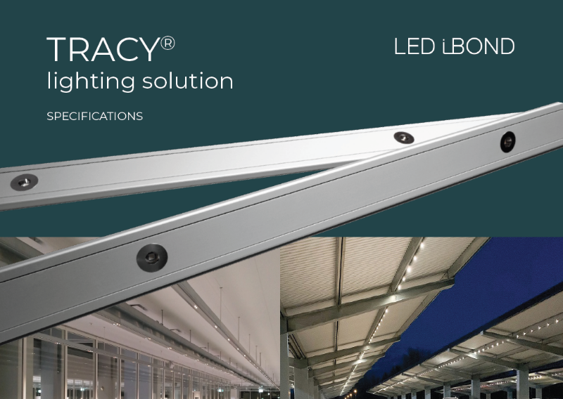 TRACYÂź LED Lichtleisten fĂŒr Carport IP67 Aluminium LED-Spots