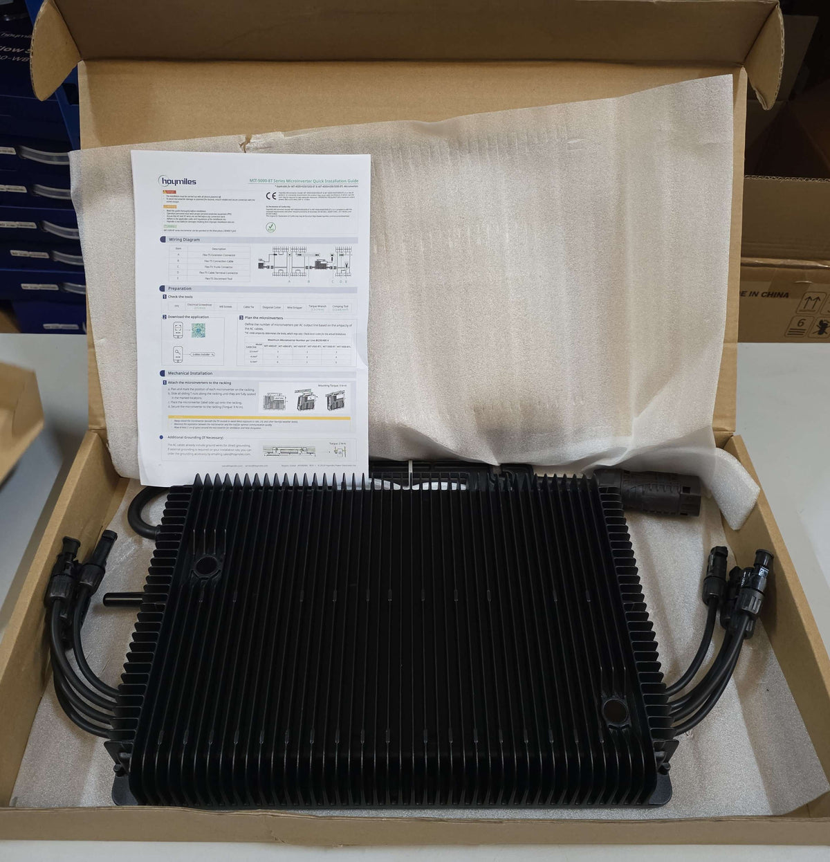 5000 W Hoymiles MIT-5000-8T · Mikro-Wechselrichter · 3-phasig · 4 MPPT · 8-in-1 · IP67 · PV Wechselrichter