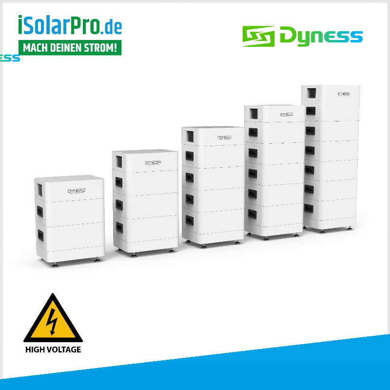 10.21 kWh DYNESS HV9637 + BDU/Base T9637 Solar Energiespeichersysteme Tower - Hochspannung Batterie