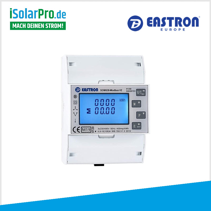 EASTRON SDM630 Modbus V2 für Deye Hybrid Wechselrichter