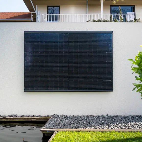 WandPV Wattstone Premium horizontal verdecktes Montagesystem Komplettset für 2 PV-Module