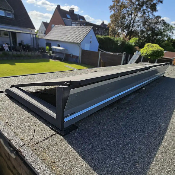 Windleitblech fĂŒr Wattstone 10° Bauteil ist speziell auf die PV-AufstĂ€nderung