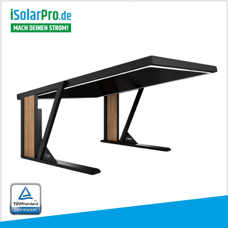 4.05kW L SOLAR-Carport, 5340*2873*4023 mm für 1 PKW