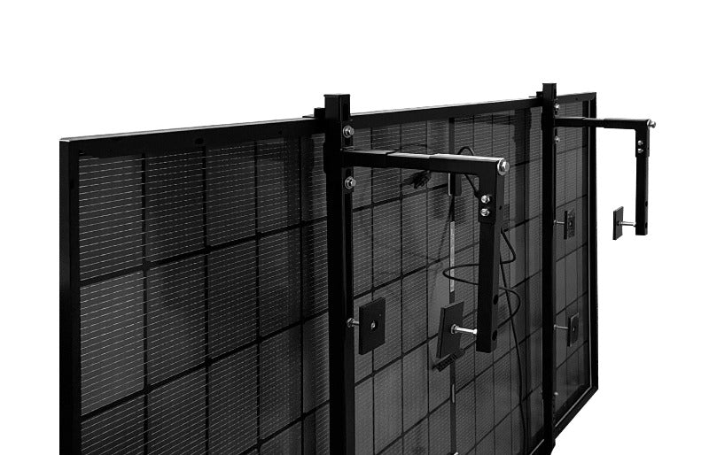 Wattstone Balkonhalterung für Betonbalkone mit Mauerstärken 10 bis 18cm für 1 Modul inklusive Absturzsicherung
