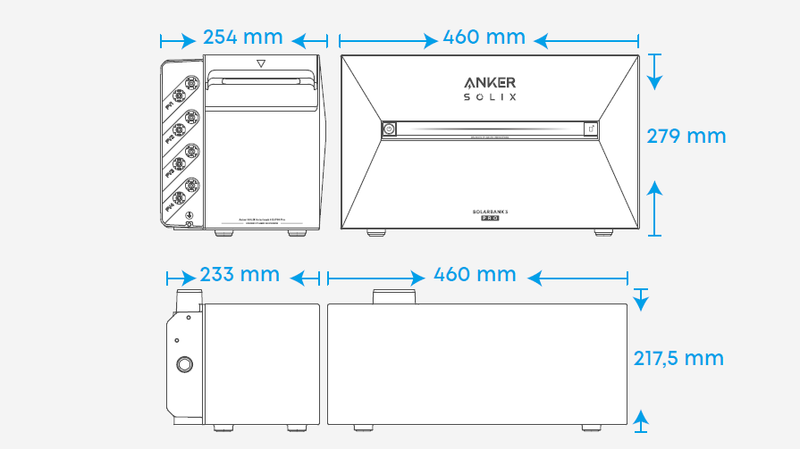 Anker SOLIX Solarbank 3 E2700 Pro Solarstromspeicher Batterie Balkonkraftwerk