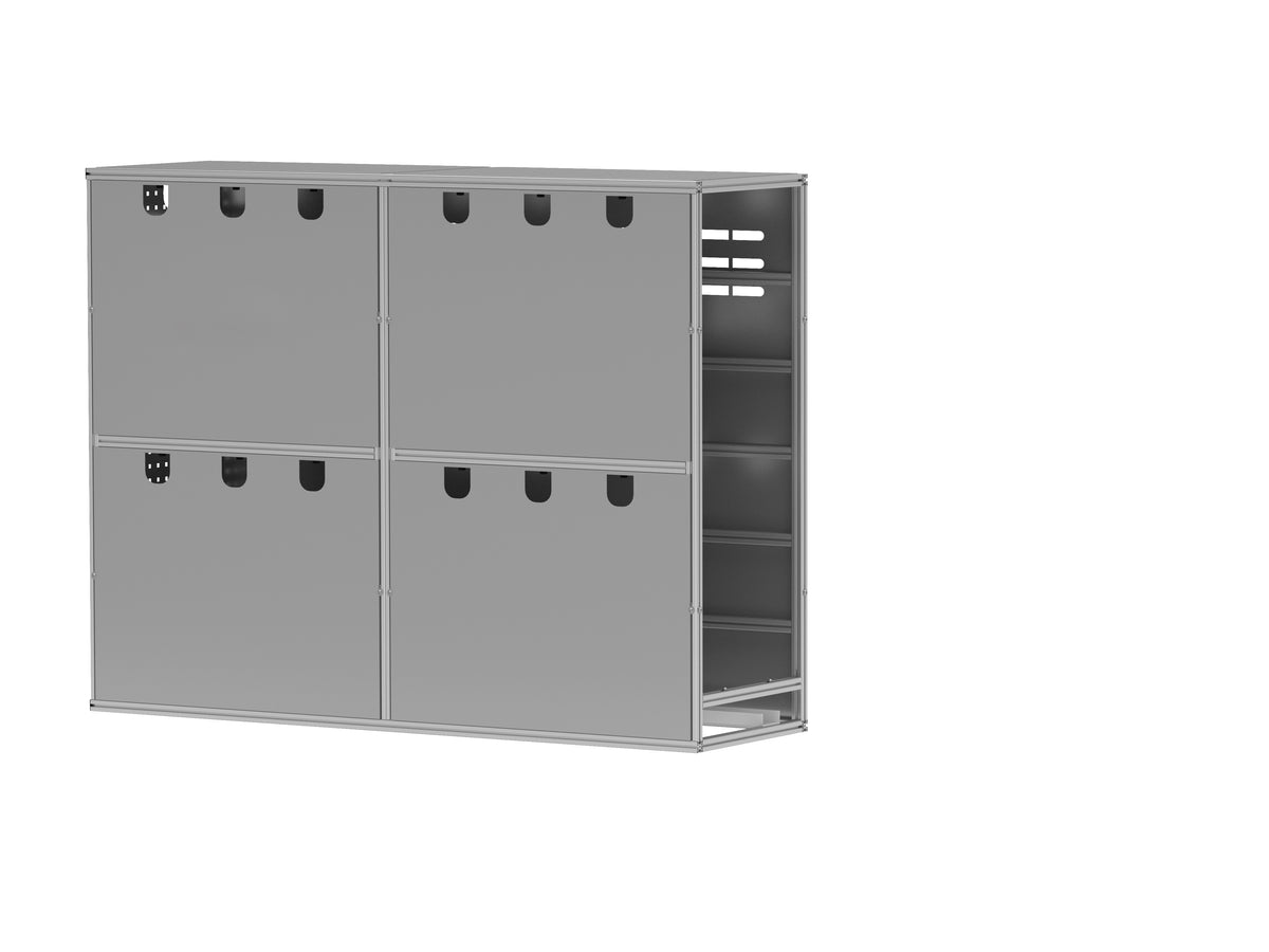 HUXPOWER® Wechselrichterunterstand XL Erweiterung 1.170×1.800×700 mm
