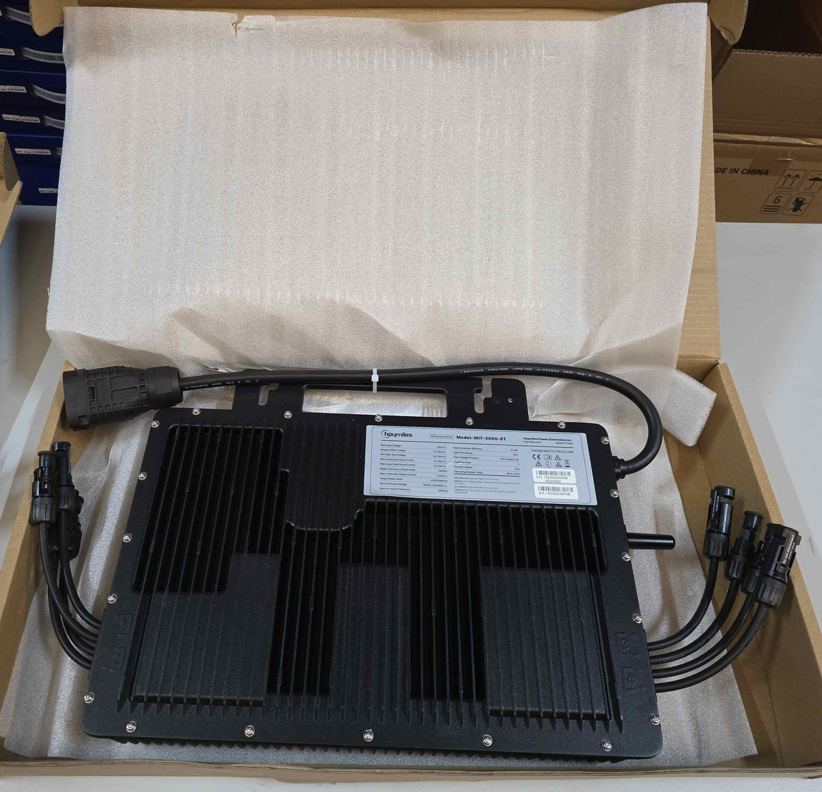 5000 W Hoymiles MIT-5000-8T · Mikro-Wechselrichter · 3-phasig · 4 MPPT · 8-in-1 · IP67 · PV Wechselrichter