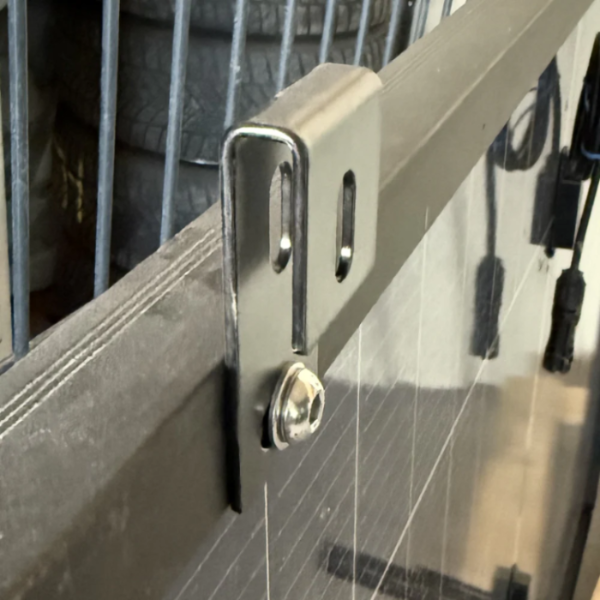 10-20 Grad Wattstone ZaunPV Flexx Montagepaket für 1 PV-Modul