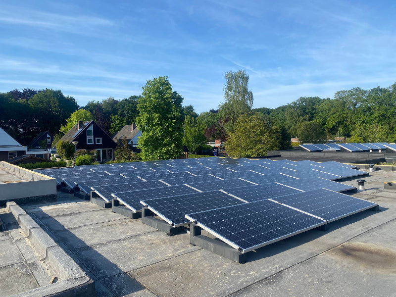 10 Grad V2 Coating Wattstone Flachdach Aufständerung aus Feinbeton für PV Solarmodule