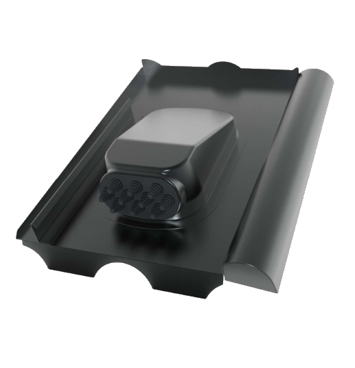 Steildachdurchführung Frankfurter Pfanne · GRAU-ANTHRAZIT · PV Kabeldurchführung · 3–45 mm · EPDM