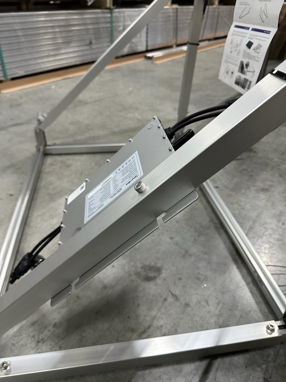 HUX-POWER® 2.0 Balkonkraftwerk universal Solarmodul-Halterung für Balkon-Wand-Flachdach