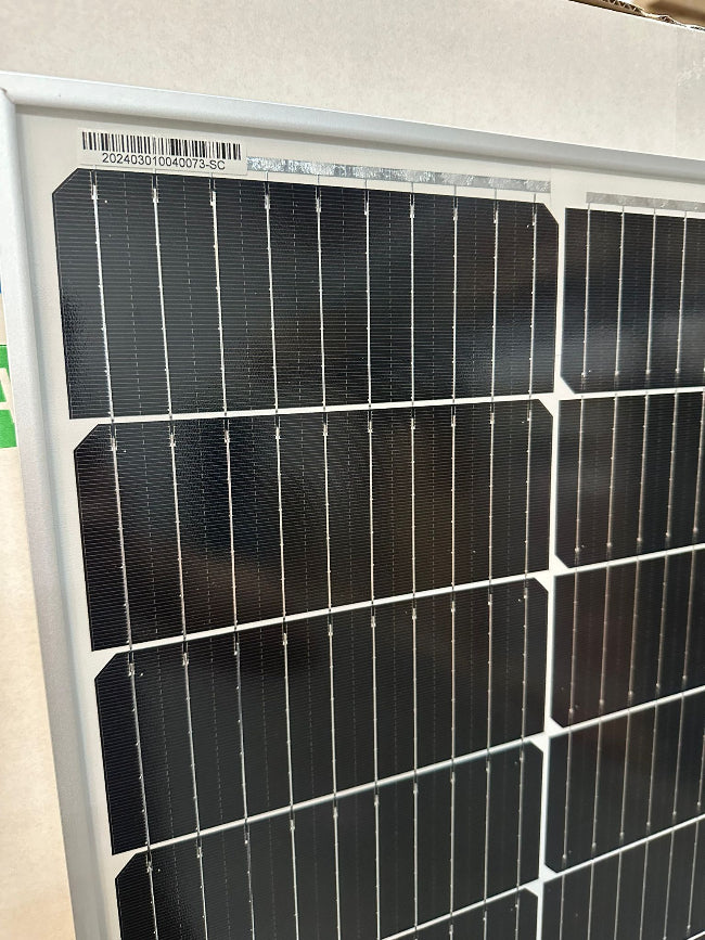 100W ISOLARPRO Monokristallin 100Watt Solarmodul Solarpanel 720x765x30mm 10A