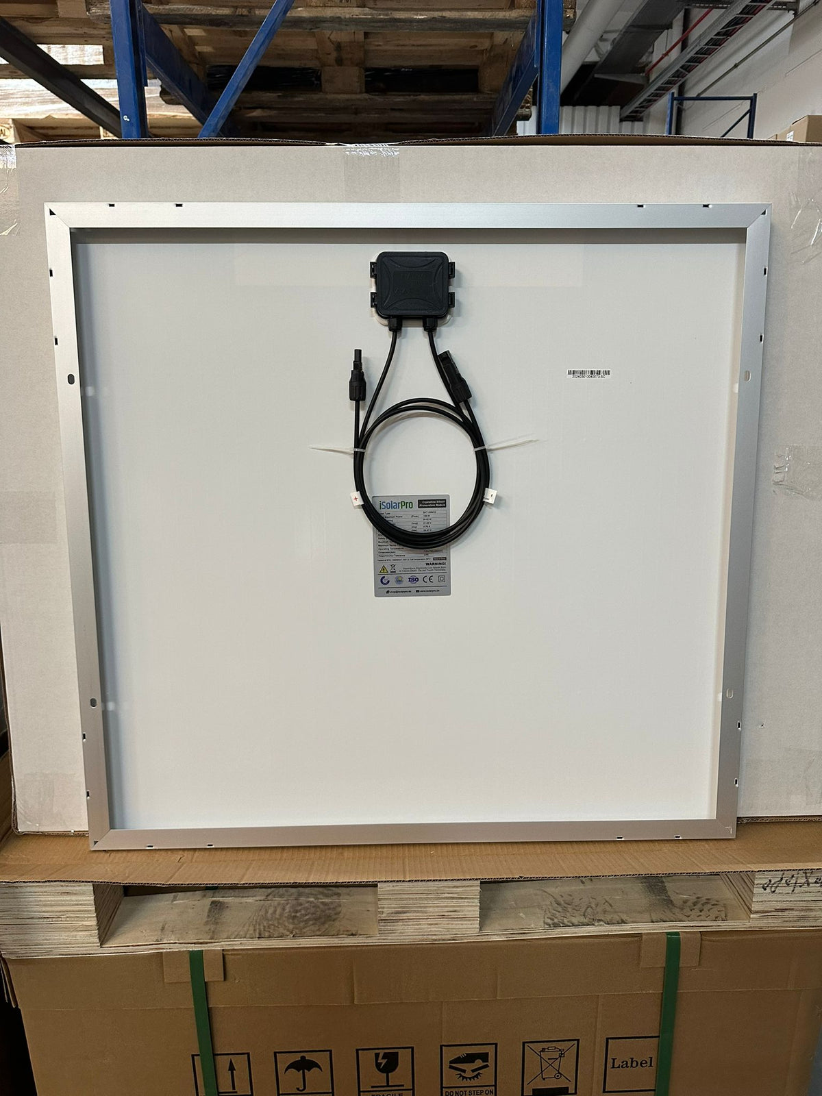 100W ISOLARPRO Monokristallin 100Watt Solarmodul Solarpanel 720x765x30mm 10A
