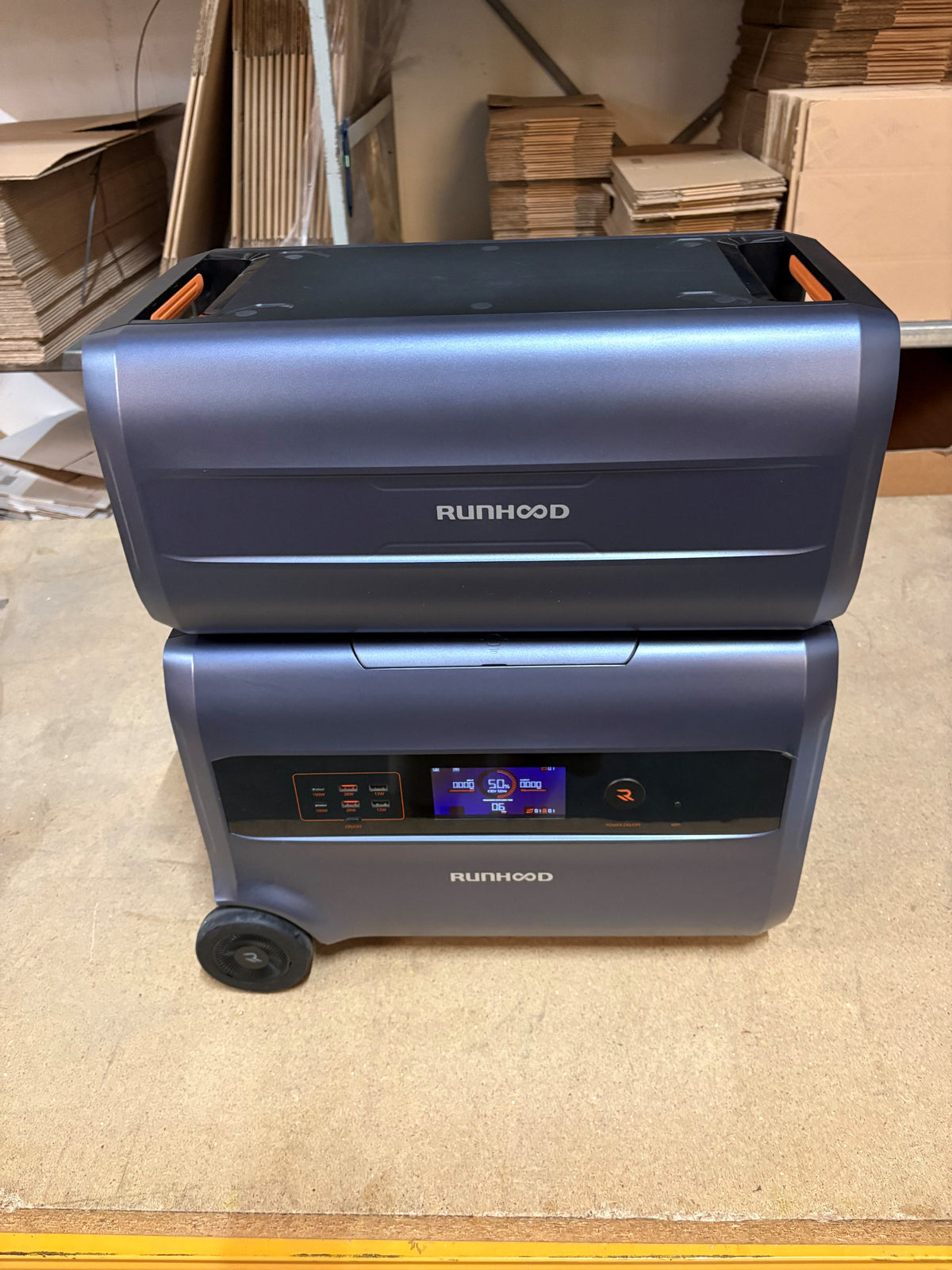 2,4 kWh RUNHOOD B2400 Erweiterungsbatterie für F2400 Balkonkraftwerk Solar-Speicher Batterie Portable Power Station