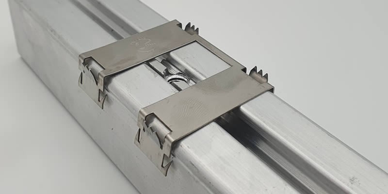 Terragrif Modul Doppel Erdungsklemme Potentialausgleichs für 40mm Profile