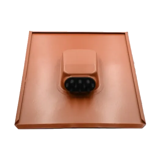 Steildachdurchführung Schiefer / Biber · ZIEGELROT · PV Kabeldurchführung · 3–45 mm · EPDM