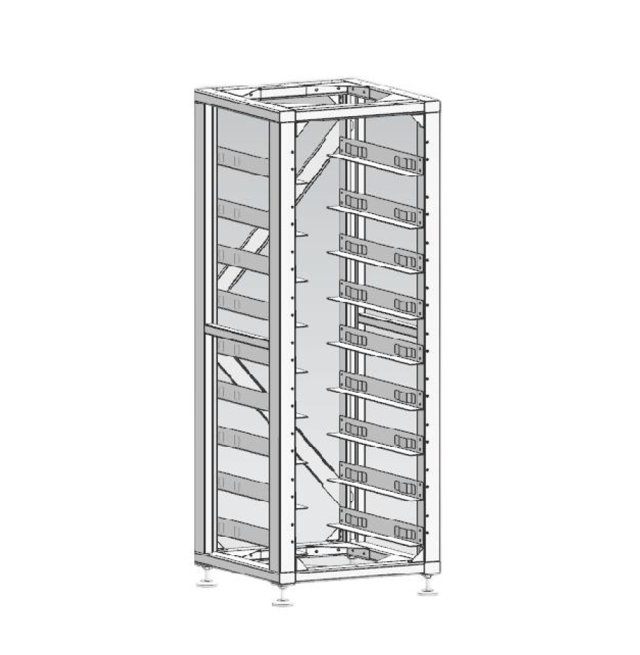 Deye 3U-LRack-System – Hochvolt Batteriespeicher für 8× BOS-GM 5.1 Modulen