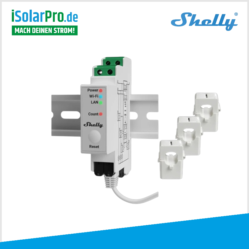 800W (2500W) | 970Wp | 5,12kWh RUNHOOD SOMMAR R5200 Reihenaufbau Flachdach-Balkonkraftwerk-Set: 2× 485W AIKO Neostar 3P+54 + Shelly Pro 3EM + HUX-POWER® 10° Aufständerung
