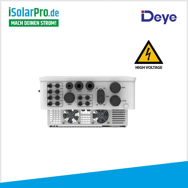 12kW Hybrid-Wechselrichter Deye SUN-12K-SG01HP3-EU-AM2 Dreiphasig Hochspannungsbatterie
*12kW Hybrid-Wechselrichter Deye SUN-12K-SG01HP3-EU-AM2 Dreiphasig Hochspannungsbatterie