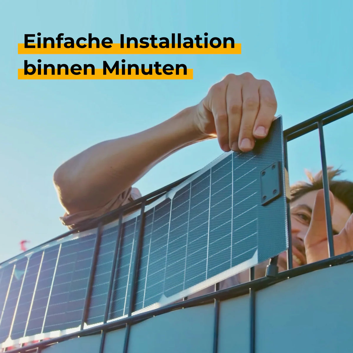 6 Streifen SUNBOOSTER VERTICAL bifaziales, flexibles PV-Modul für Solar-Zaun