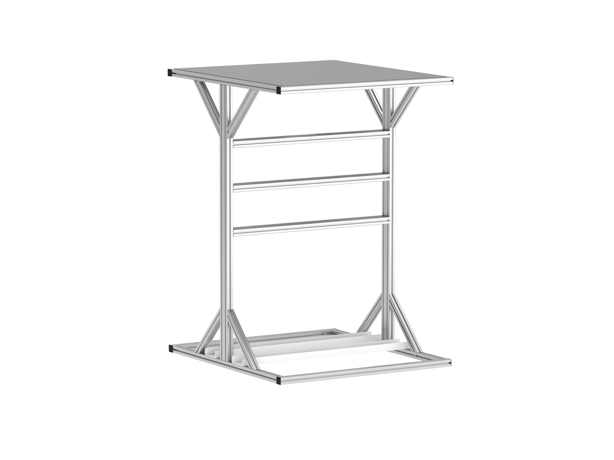 HUXPOWER® Aluminium Schutzsystem für 2 Wechselrichter I Wechselrichterunterstand DUO