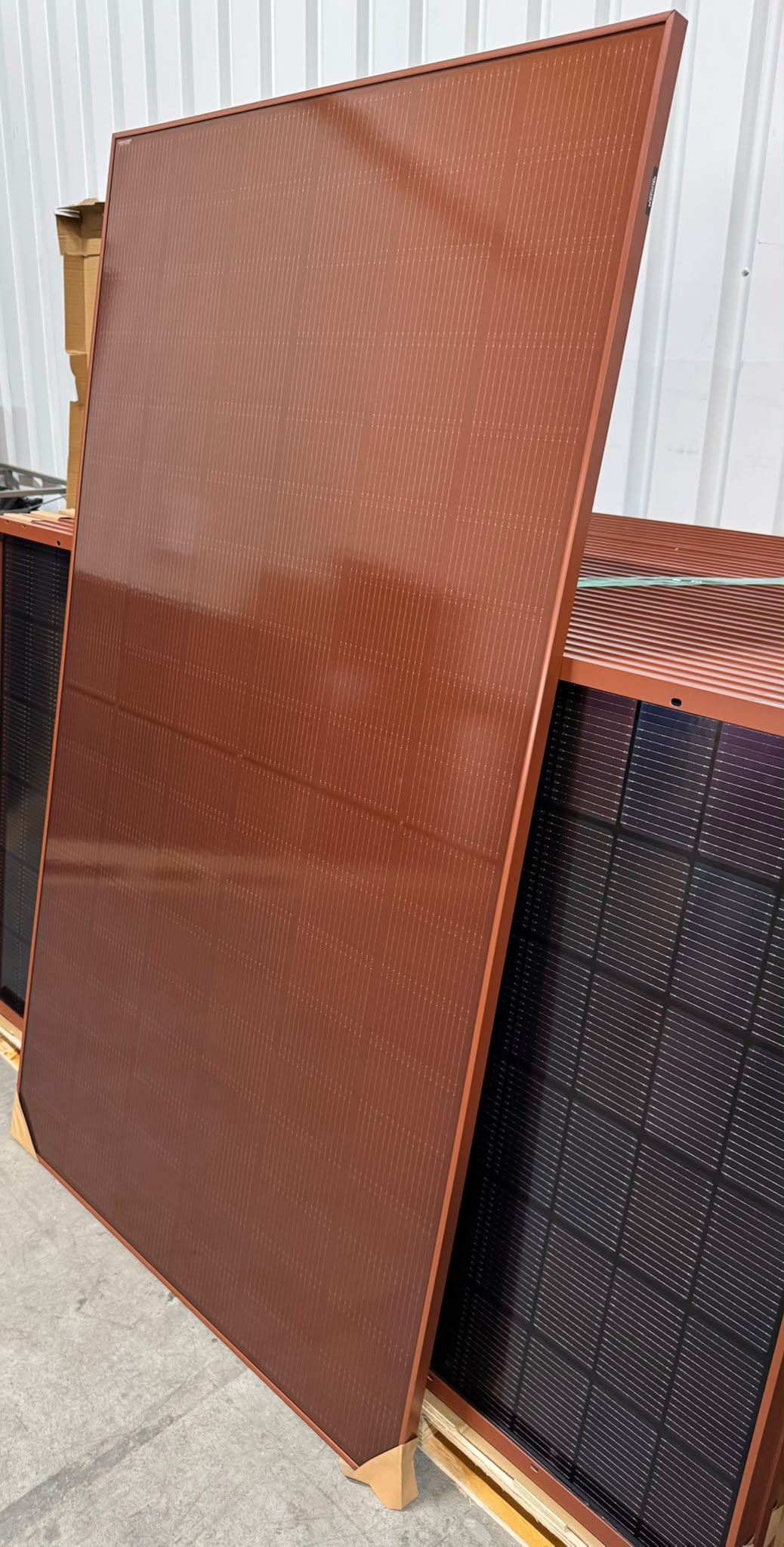 430W HUXPOWER® HPOB430 N-Type BIFAZIAL Terrakotta orange Doppelglas RAL 8001 