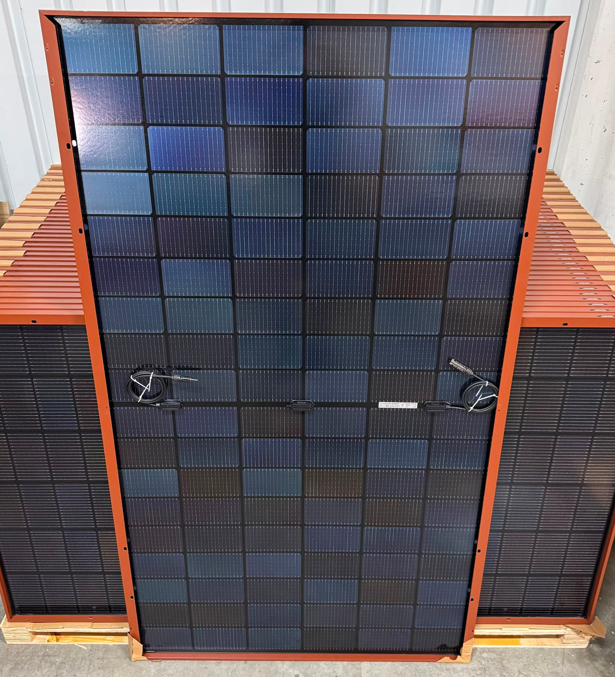 430W HUXPOWER® HPOB430 N-Type BIFAZIAL Terrakotta orange Doppelglas RAL 8001 