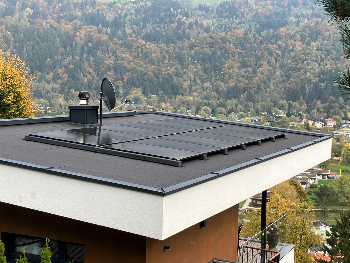 Wattstone Flachdach Aufständerung 0 Grad PV-Aufständerung aus Feinbeton