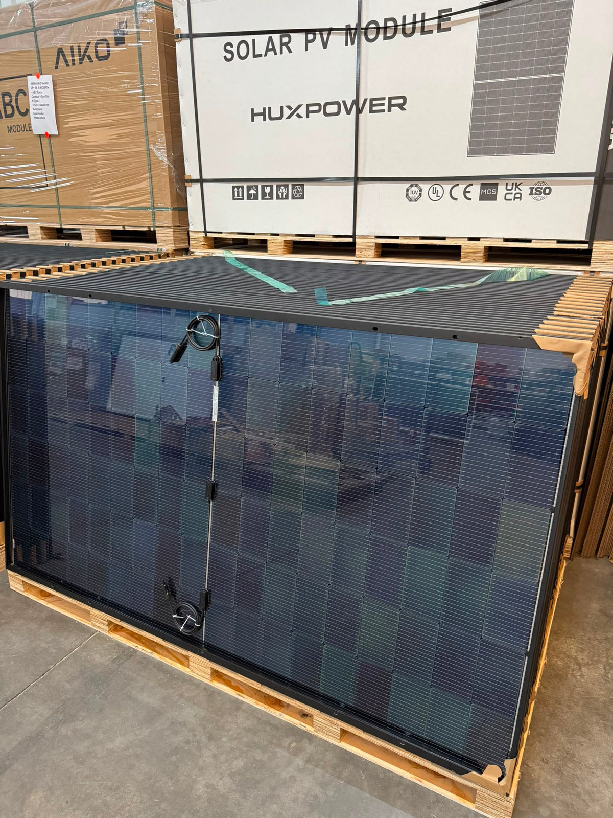 HUXPOWER® SKT500M12-108D4 Solarmodul bafazial glas-glas