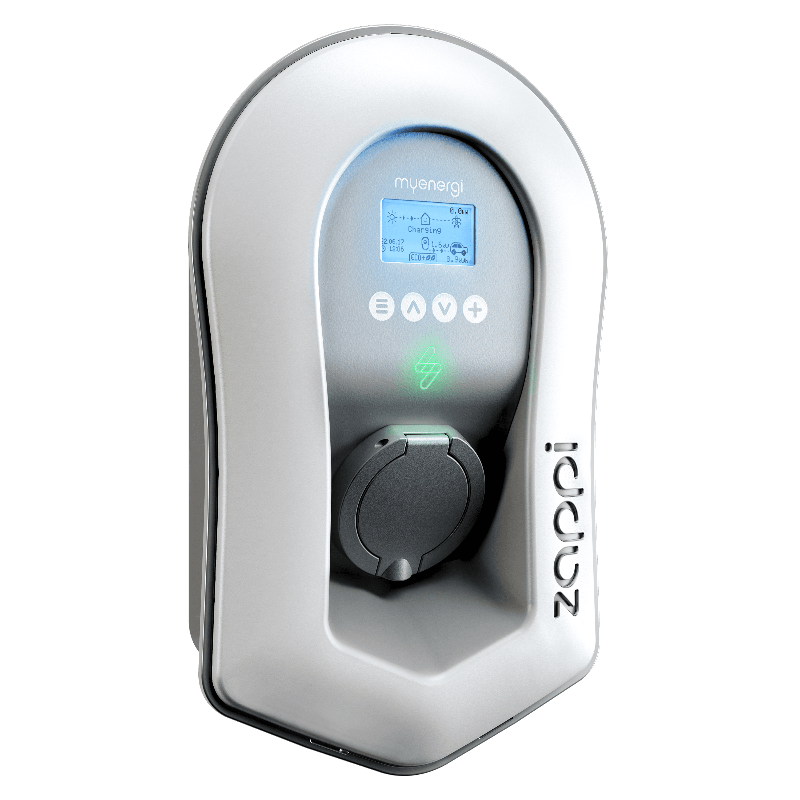 Myenergi ZAPPI-2H22UW-T Weiß Wallbox 11/22 kW (3-phasig), WLAN,Typ-2 Steckdose, mit integriertem Hub