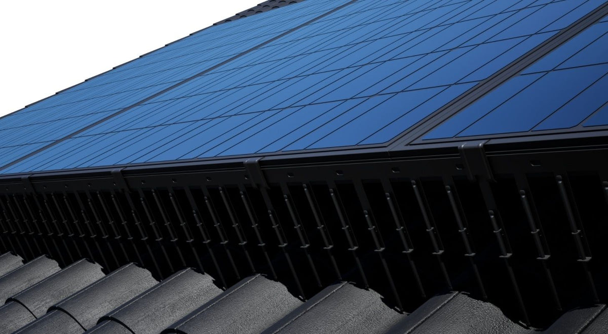 ZIWI Solar Clip F Schwarz aus rostfreiem Edelstahl für fallende Solar-Taubenabwehrspikes