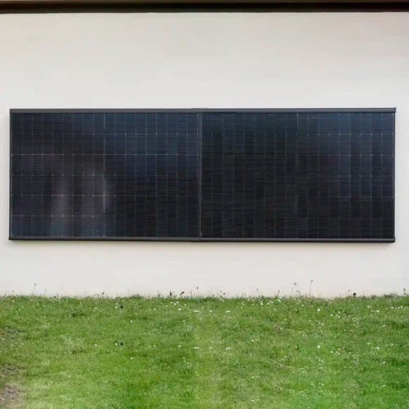 WandPV Wattstone Premium horizontal verdecktes Montagesystem Komplettset für 2 PV-Module
